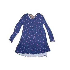 Ben Sherman Size L Large Girls Criss Cross Floral Dress NWT